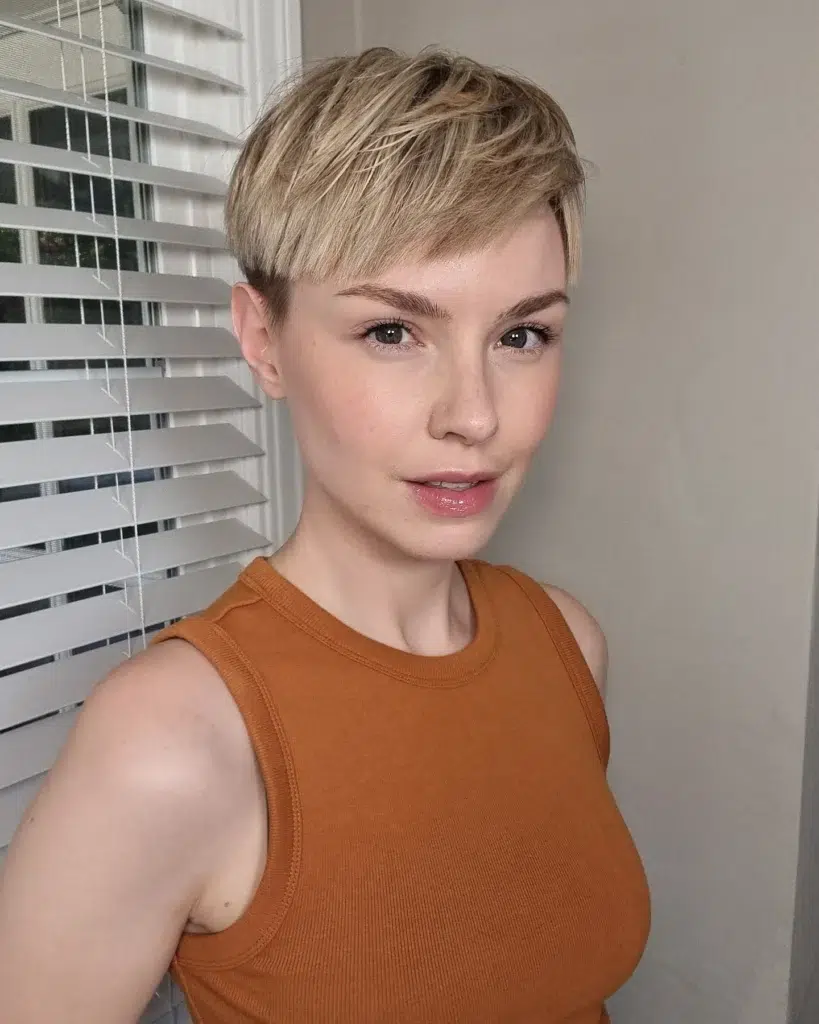 4. Textured Pixie Cut