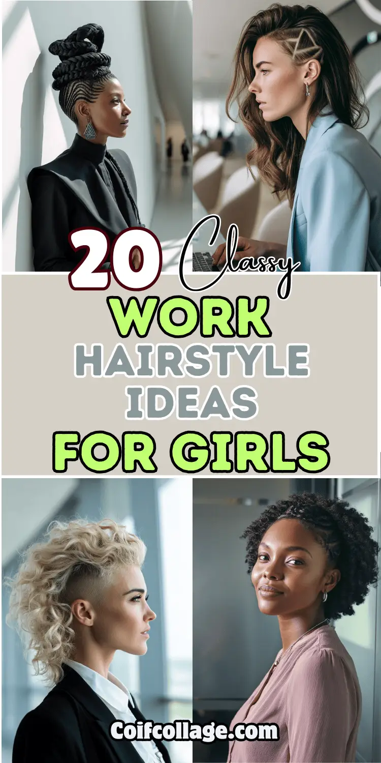 20 Classy Work Hairstyles Ideas for Girls: Elegant and Easy Styles to Wear Daily 1 20 Classy Work Hairstyles Ideas for Girls: Elegant and Easy Styles to Wear Daily