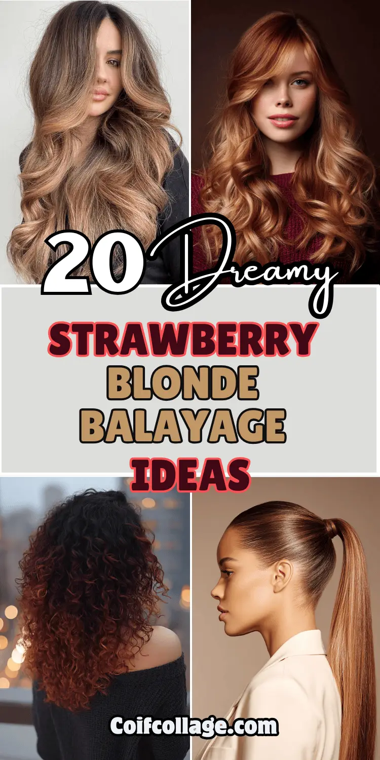 20 Dreamy Strawberry Blonde Balayage Color Ideas: Soft and Stylish Hair Goals