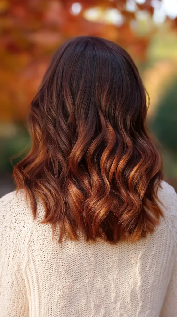 Rich, Copper-toned Balayage