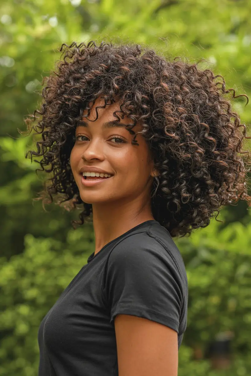 16 Time-Saving Wash And Go Hairstyles: Chic Solutions for Busy Mornings 2 #1. The Defined Curly Fro