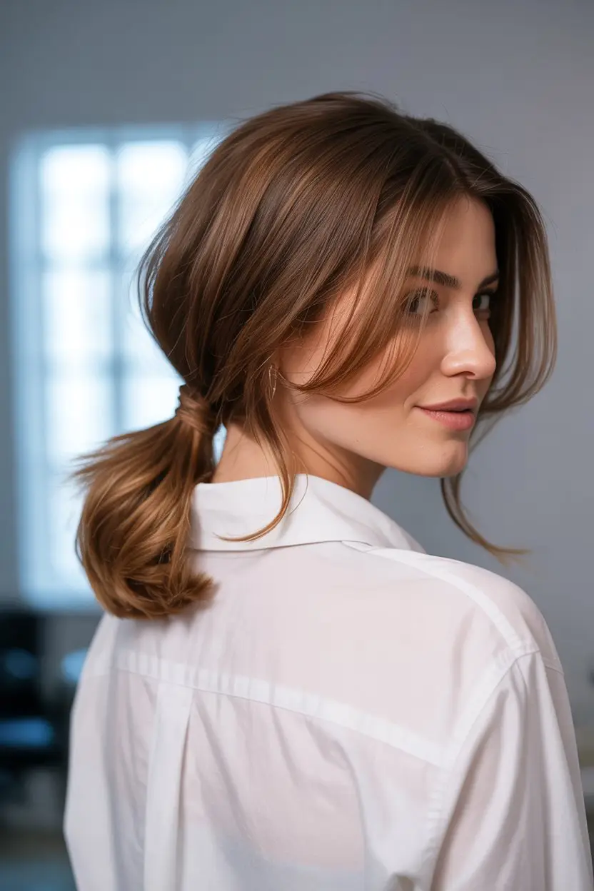 19 Polished Office Hairstyles: Sleek Looks That Mean Business 11 #10. The Voluminous Low Ponytail