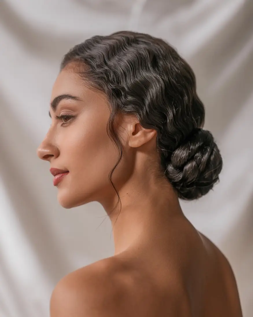 19 Clever Hairstyles For Greasy Hair: Quick Fixes That Still Look Fresh 11 #10. Twisted Rope Updo for Effortless Polish