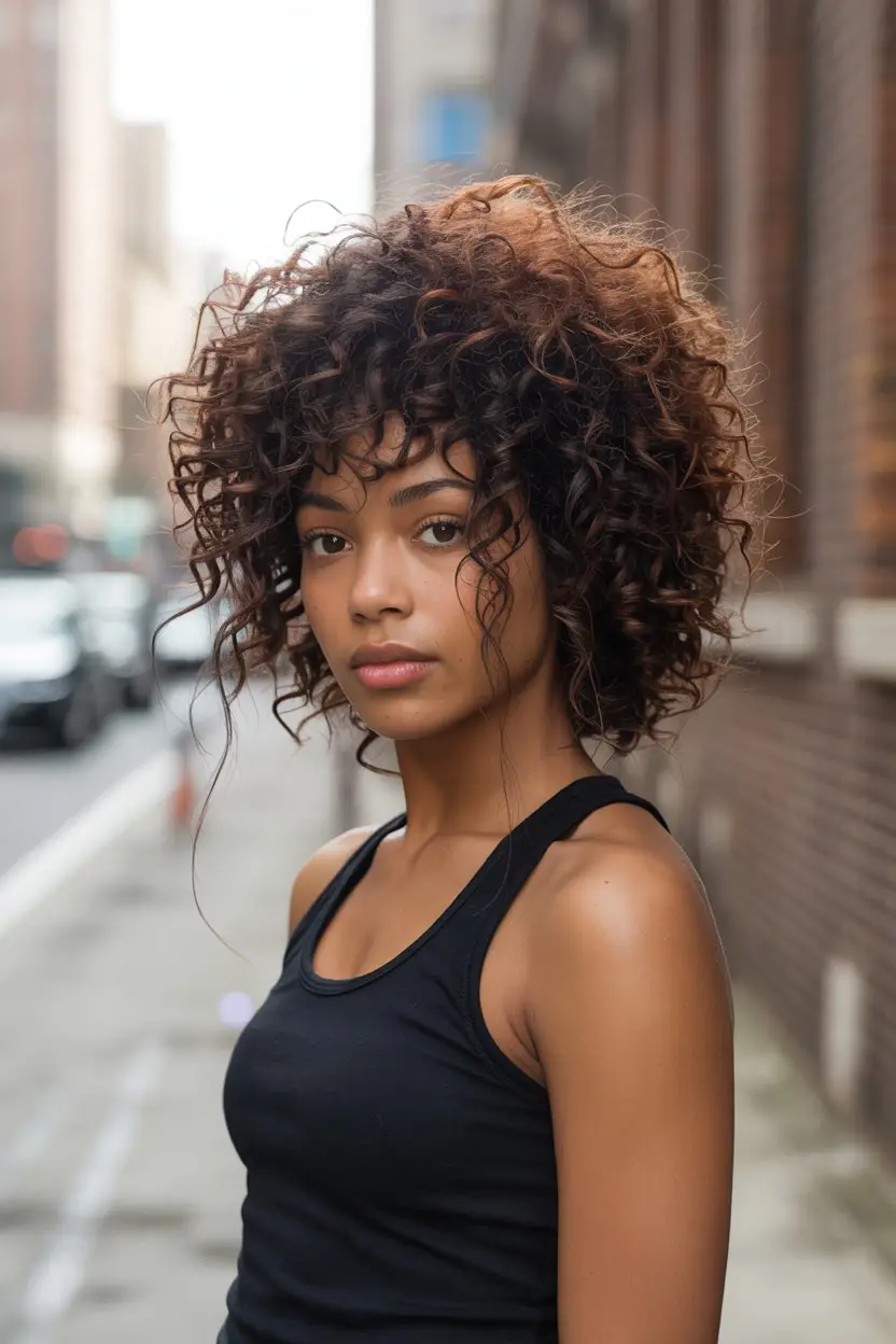 16 Time-Saving Wash And Go Hairstyles: Chic Solutions for Busy Mornings 12 #11. The Messy Curly Mohawk