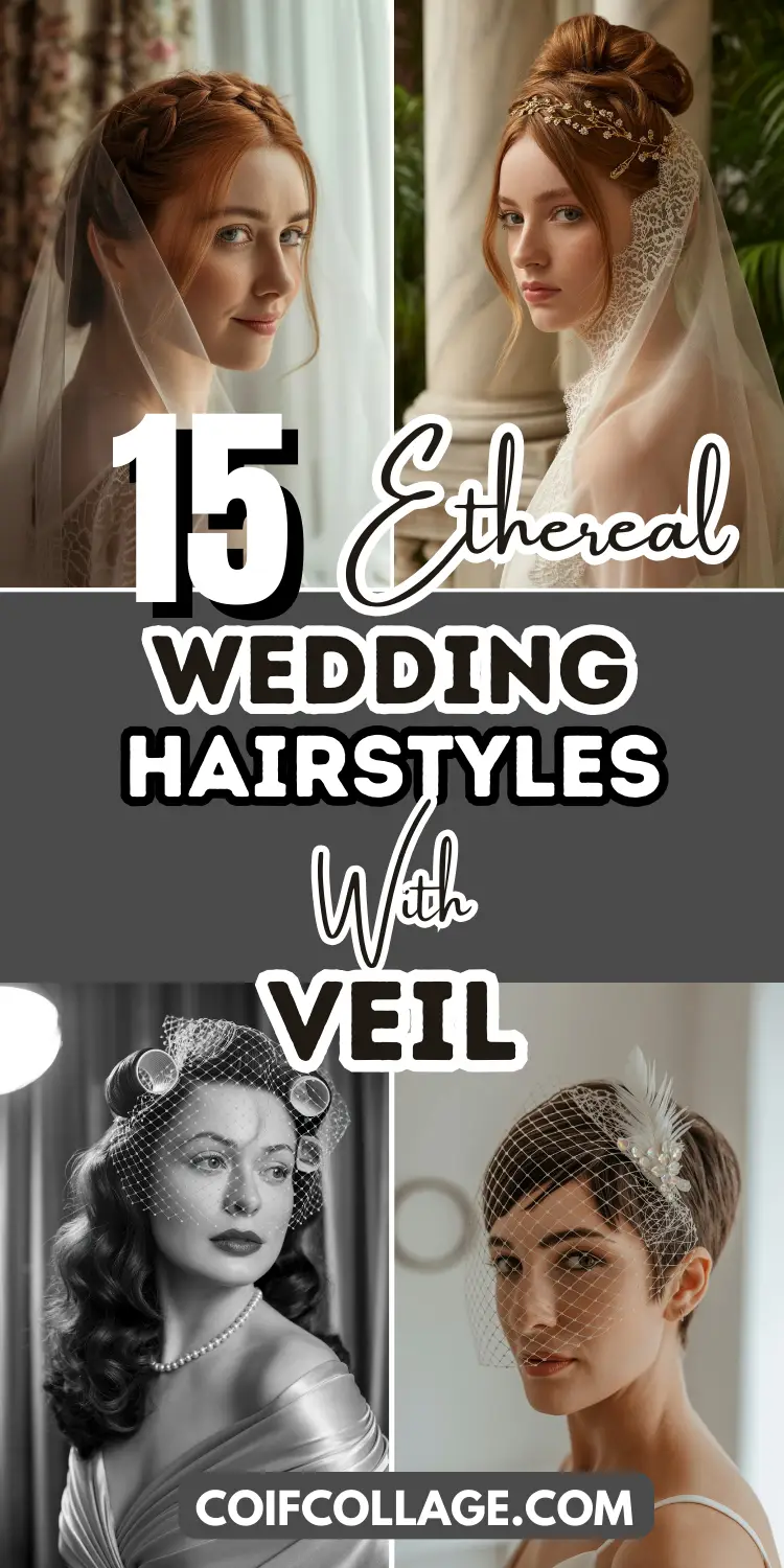 15 Ethereal Wedding Hairstyles With Veil: Soft and Stunning Bridal Inspirations 1 15 Ethereal Wedding Hairstyles With Veil: Soft and Stunning Bridal Inspirations