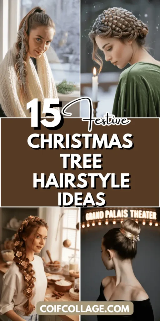 15 Festive Christmas Tree Hairstyles Ideas: Fun & Creative Holiday Looks 1 15 Festive Christmas Tree Hairstyles Ideas: Fun & Creative Holiday Looks