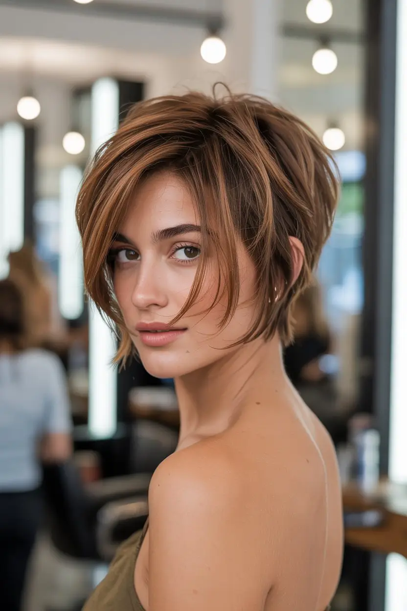 #15. Brown Sugar Textured Pixie-Bob: Short & Spirited