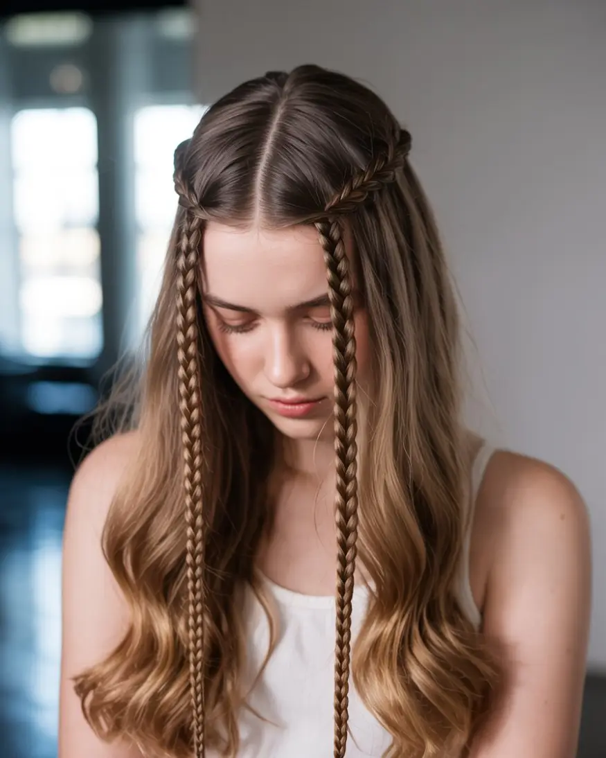 19 Clever Hairstyles For Greasy Hair: Quick Fixes That Still Look Fresh 16 #15. The Crown Rope Braid Halo