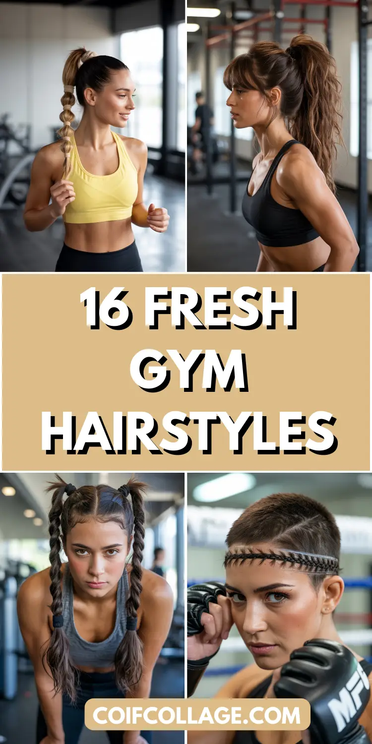 16 Fresh Gym Hairstyles: Low-Fuss Hairdos That Blend Function with Flair 1 16 Fresh Gym Hairstyles: Low-Fuss Hairdos That Blend Function with Flair