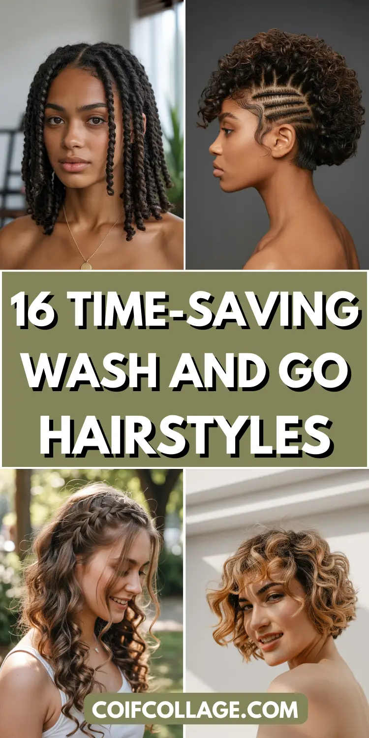 16 Time-Saving Wash And Go Hairstyles: Chic Solutions for Busy Mornings 1 16 Time-Saving Wash And Go Hairstyles: Chic Solutions for Busy Mornings