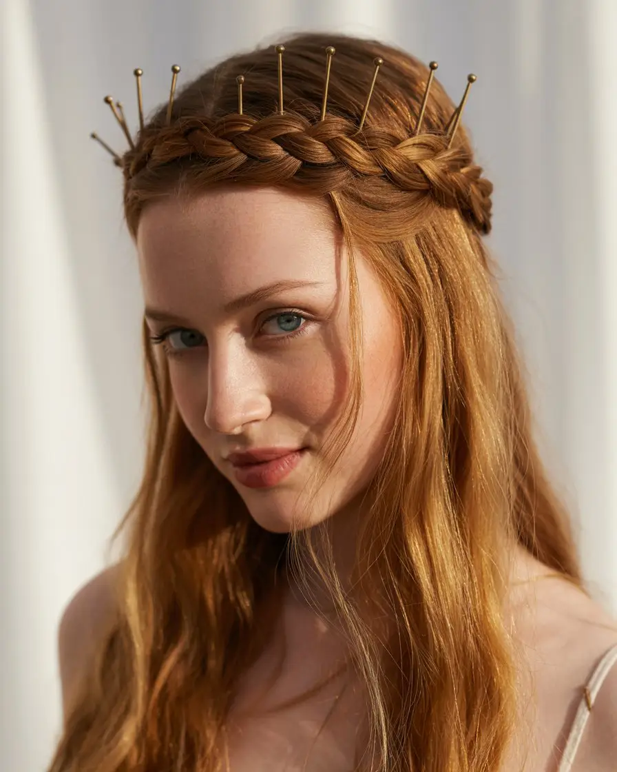 #16. Braided Crown with Height at the Crown