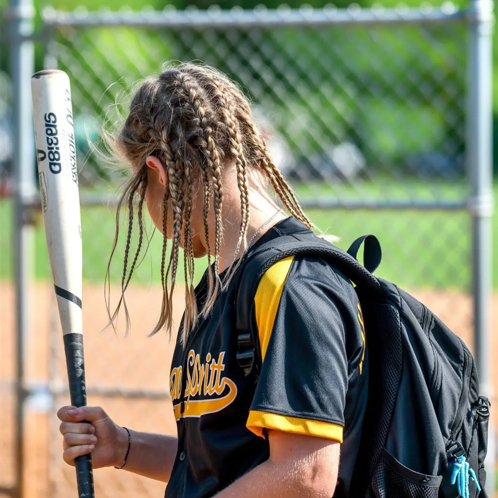 18 Fierce Braided Sporty Hairstyles: Power Looks for Active Days 18 #17. Game-Ready Micro Braids with Free-Flow Ends
