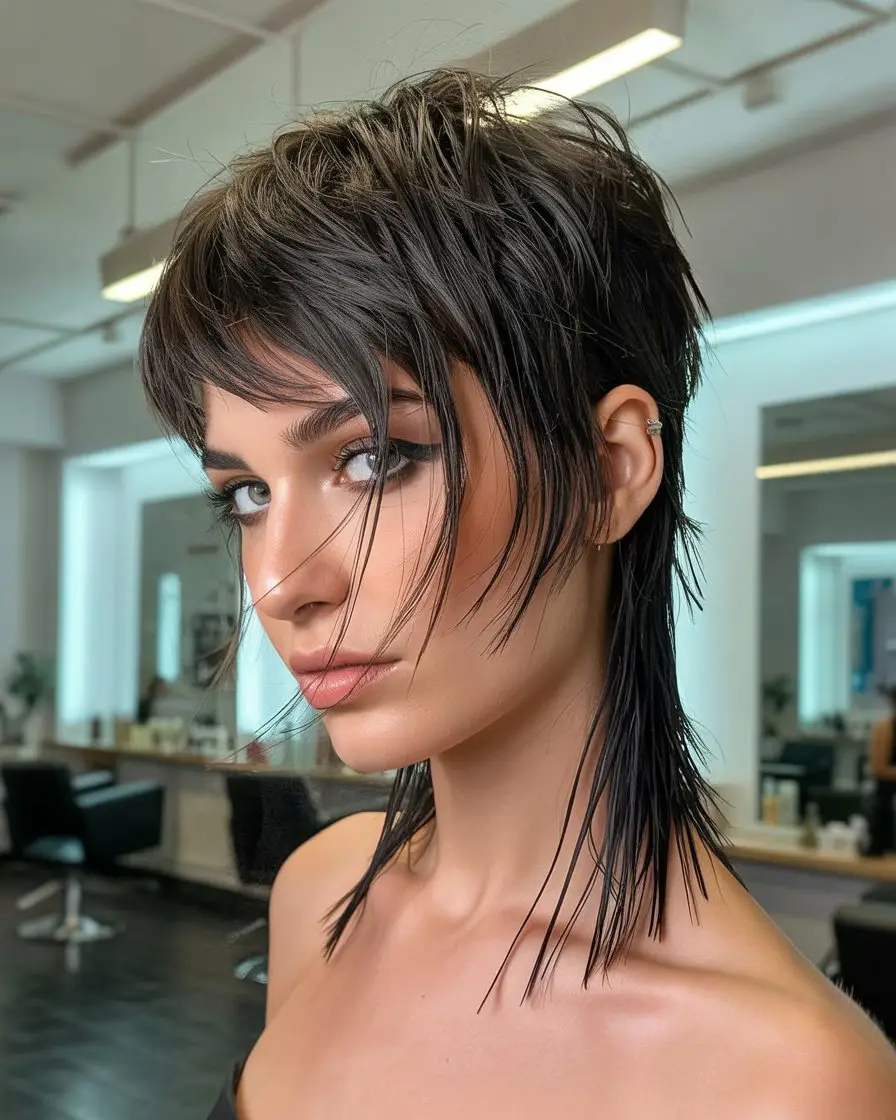 #17. Modern Mullet: Edgy Layers for Dimension