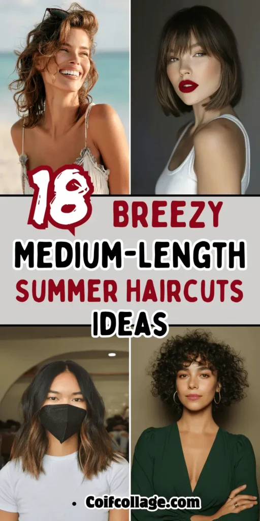 18 Breezy Medium-Length Summer Haircuts: Effortless Styles to Keep You Cool and Chic