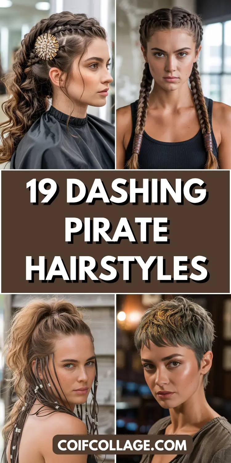 19 Dashing Pirate Hairstyles: Swashbuckling Hair Ideas to Rock the Deck