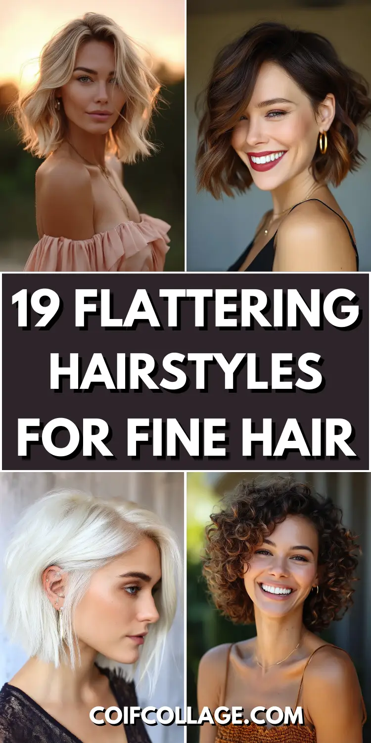 19 Flattering Hairstyles for Fine Hair: Volume-Boosting Looks That Feel Effortless 1 19 Flattering Hairstyles for Fine Hair Volume-Boosting Looks That Feel Effortless