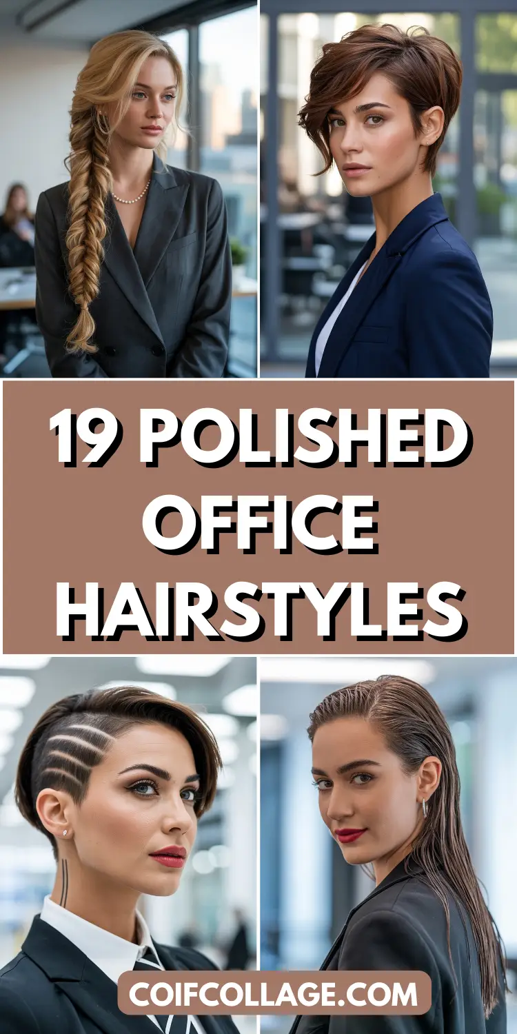 19 Polished Office Hairstyles: Sleek Looks That Mean Business 1 19 Polished Office Hairstyles: Sleek Looks That Mean Business