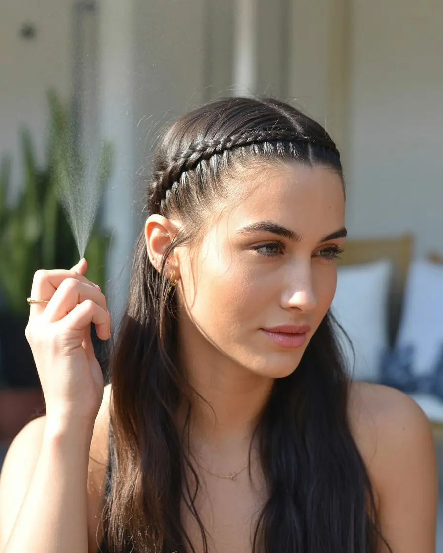 19 Clever Hairstyles For Greasy Hair: Quick Fixes That Still Look Fresh 3 #2. Braided Headband Elegance