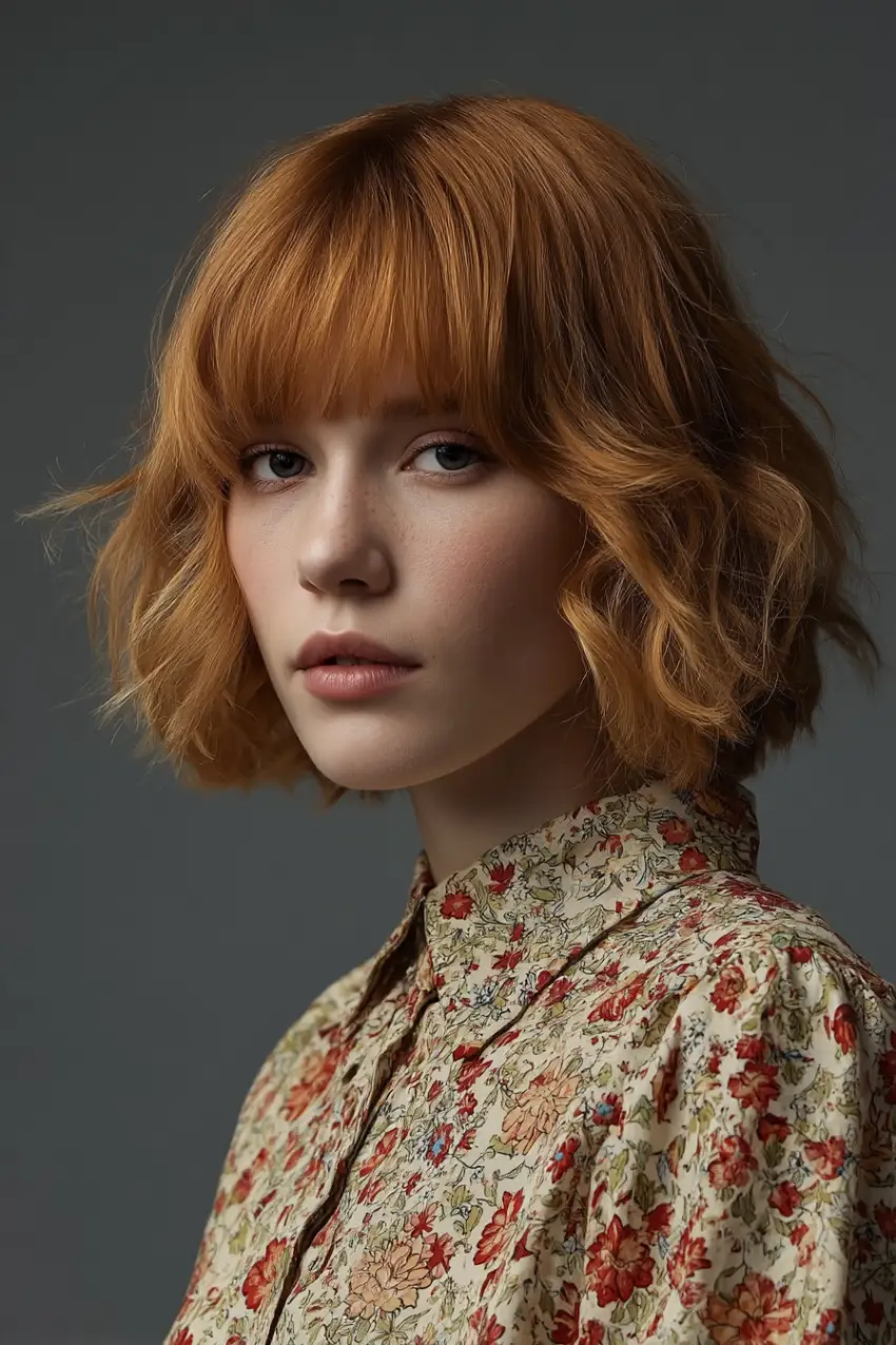 #2. Toasted Honey Blonde with Cinnamon Lowlight Accents