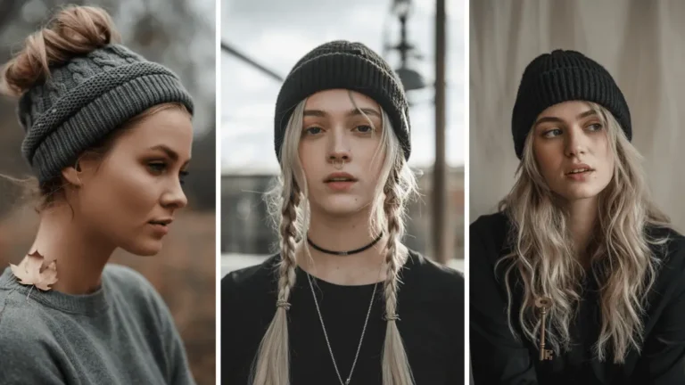20 Chic Beanie Hairstyles: Fashionable Pairings for Cold-Weather Days 22 20 Chic Beanie Hairstyles: Fashionable Pairings for Cold-Weather Days