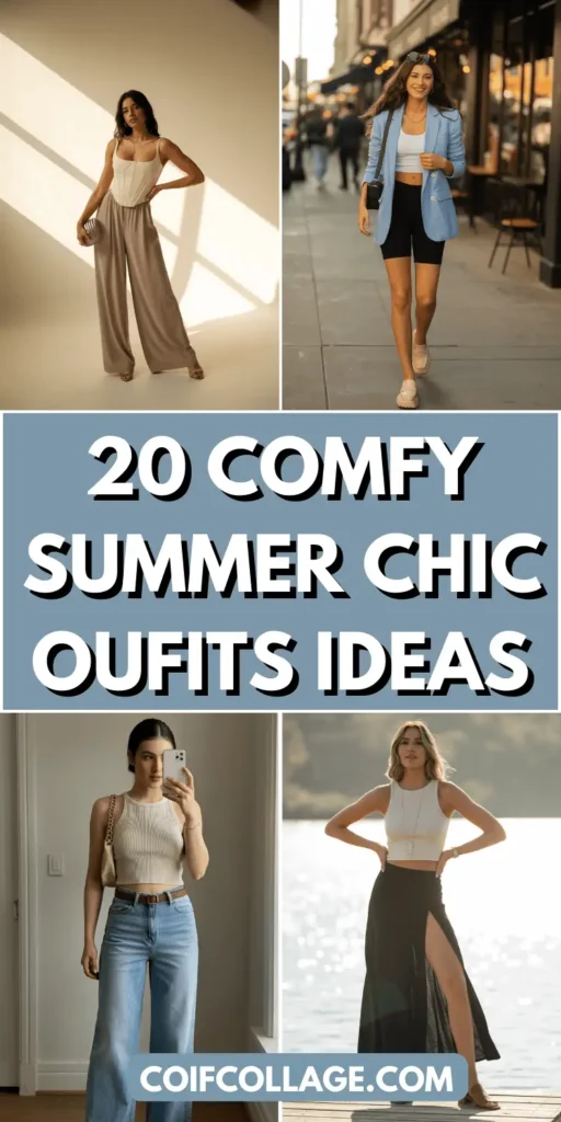 20 Comfy Summer Chic Outfit Ideas: Relaxed Looks That Still Feel Polished