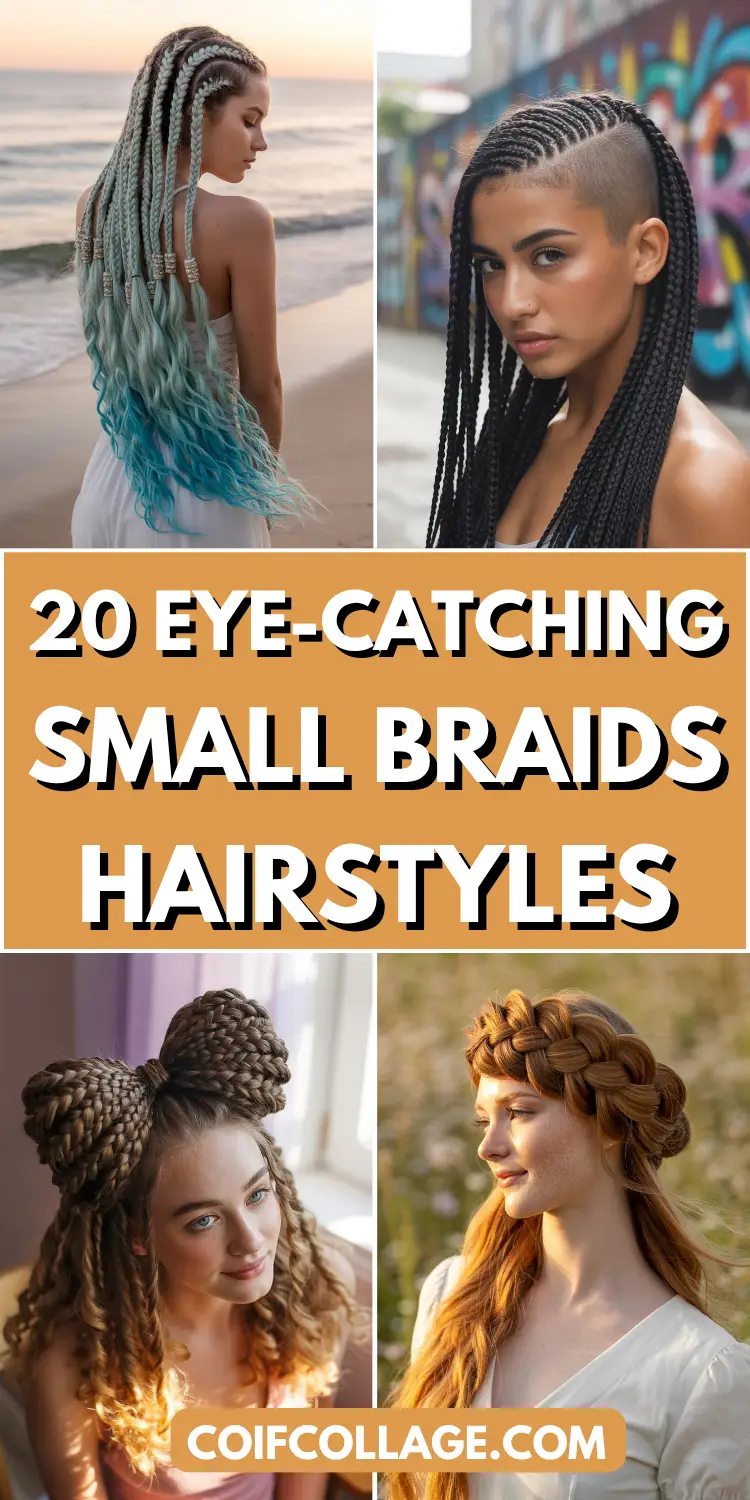 20 Eye-Catching Small Braids Hairstyles: Bold Looks to Elevate Your Hair Game 1 20 Eye-Catching Small Braids Hairstyles: Bold Looks to Elevate Your Hair Game