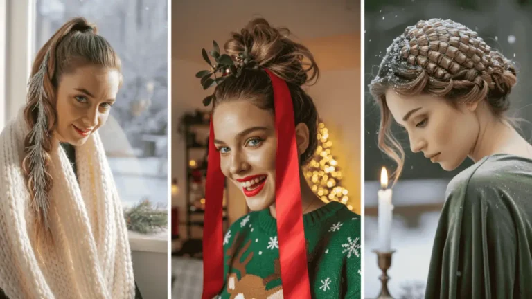 15 Festive Christmas Tree Hairstyles Ideas: Fun & Creative Holiday Looks 22 15 Festive Christmas Tree Hairstyles Ideas: Fun & Creative Holiday Looks