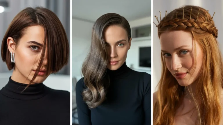 20 Flattering Hairstyles For Round Faces Women: Stylish Looks That Frame with Grace 31 20 Flattering Hairstyles For Round Faces Women: Stylish Looks That Frame with Grace