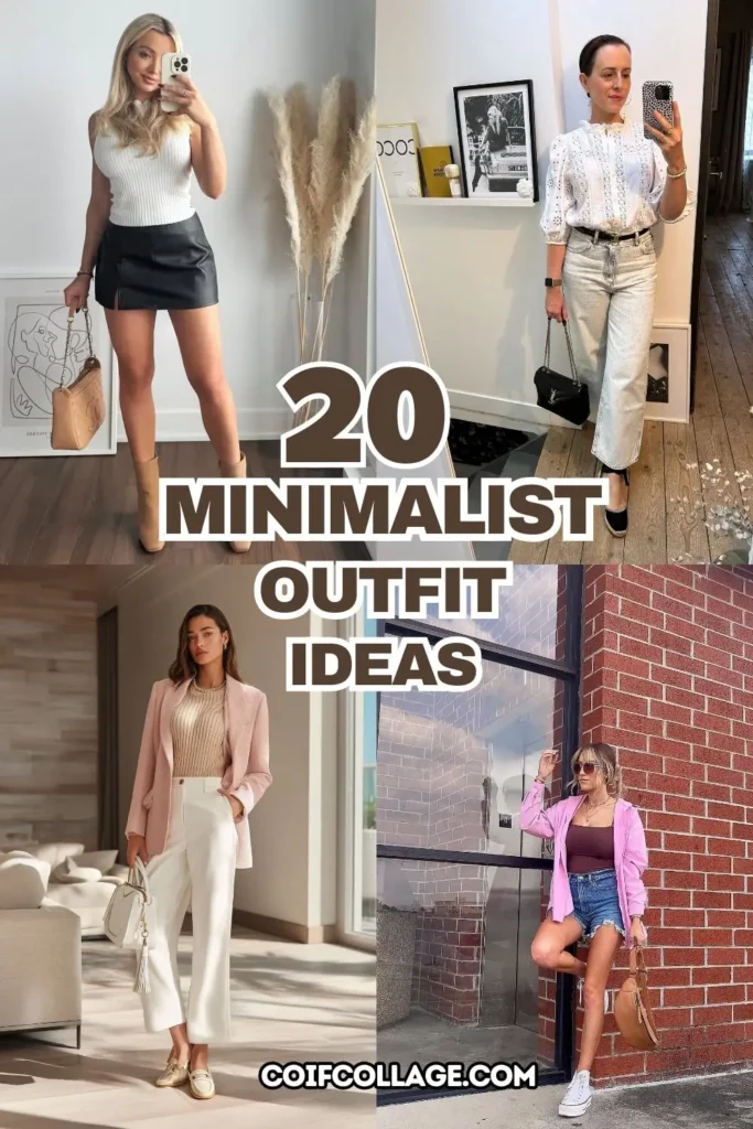 20 Minimalist Outfits for Women Who Love Clean Aesthetics