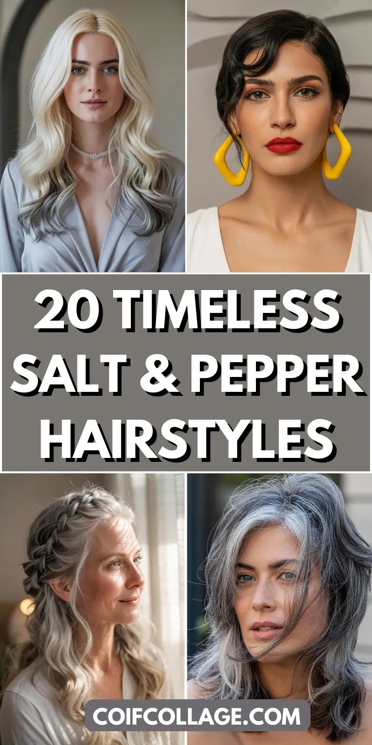 20 Timeless Salt & Pepper Hairstyles: Classic Styles with a Modern Twist 1 20 Timeless Salt & Pepper Hairstyles: Classic Styles with a Modern Twist