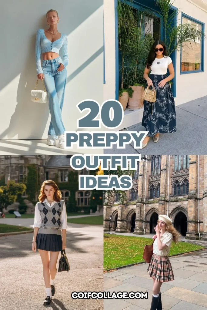 20 Preppy Outfit Ideas for a Polished Travel Wardrobe 1 20 Preppy Outfit Ideas for a Polished Travel Wardrobe