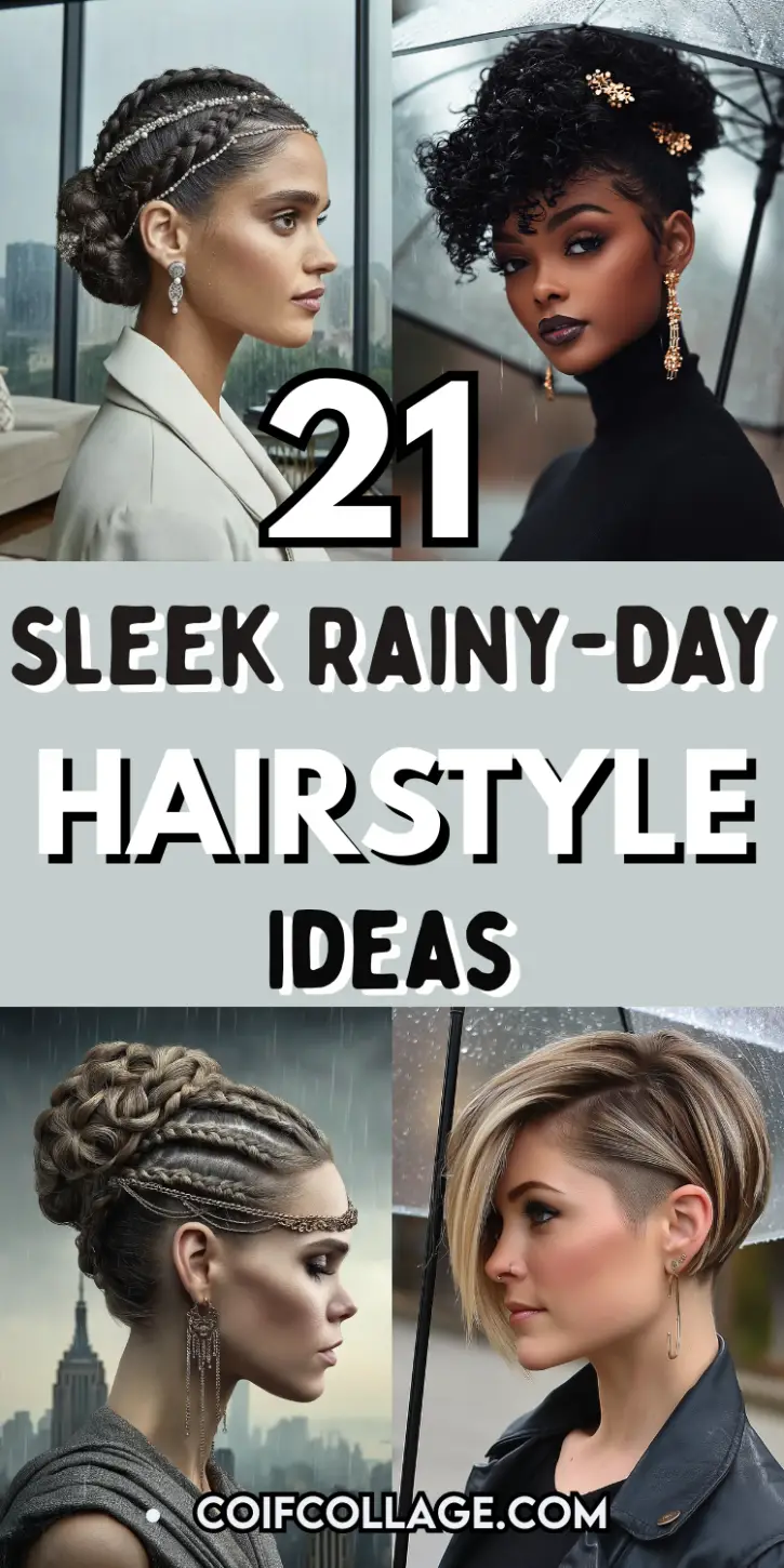 21 Sleek Rainy-Day Hairstyles: Easy Ways to Tame the Frizz 1 21 Sleek Rainy-Day Hairstyles Easy Ways to Tame the Frizz