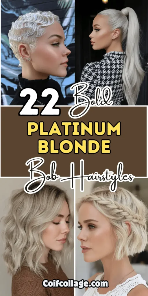 22 Bold Platinum Blonde Bob Hairstyles: Fresh and Fierce Ideas for a Standout Look 1 22 Bold Platinum Blonde Bob Hairstyles Fresh and Fierce Ideas for a Standout Look Pin