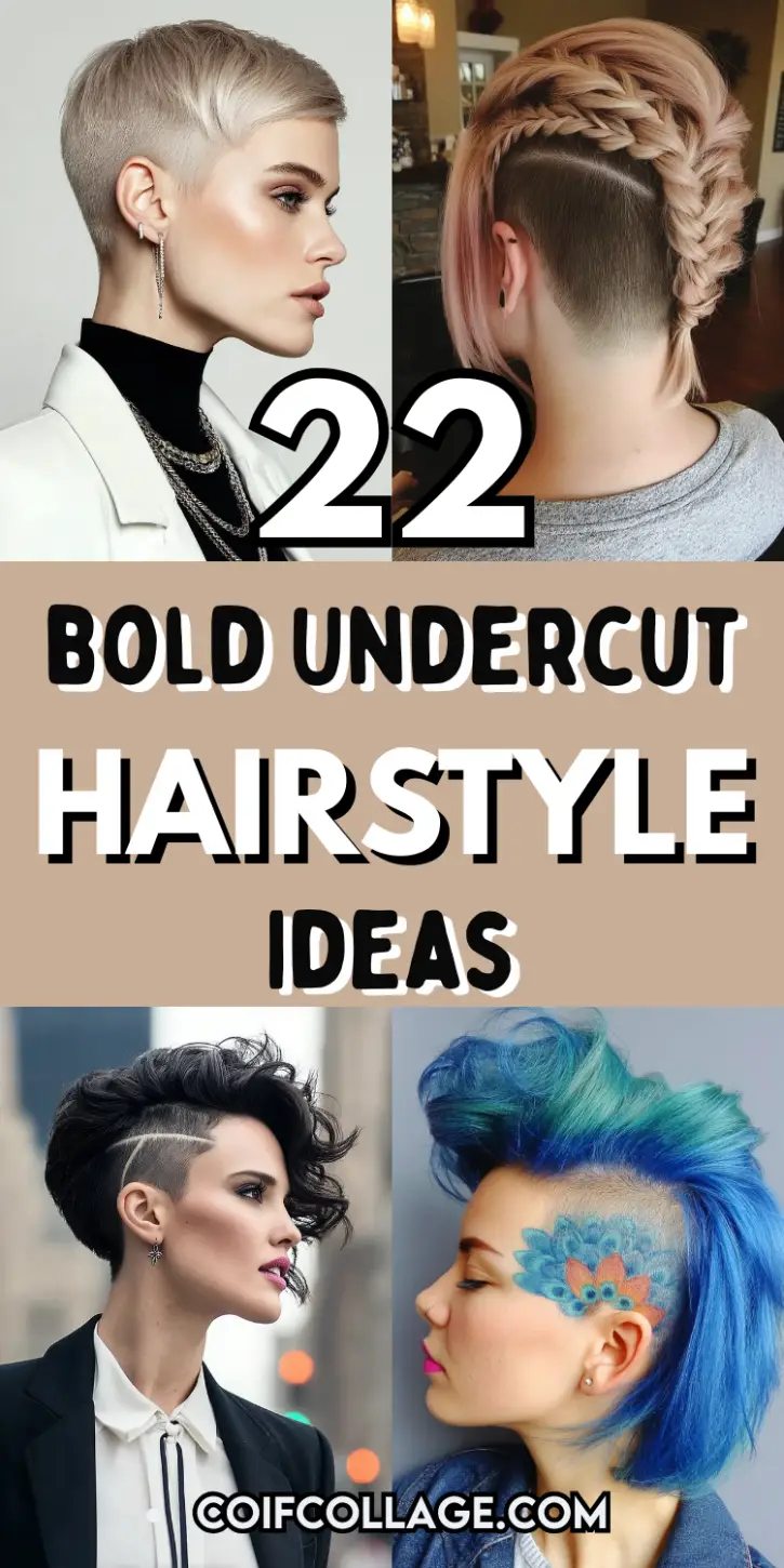 22 Bold Undercut Hairstyles Women Will Love Edgy Looks That Make a Statement
