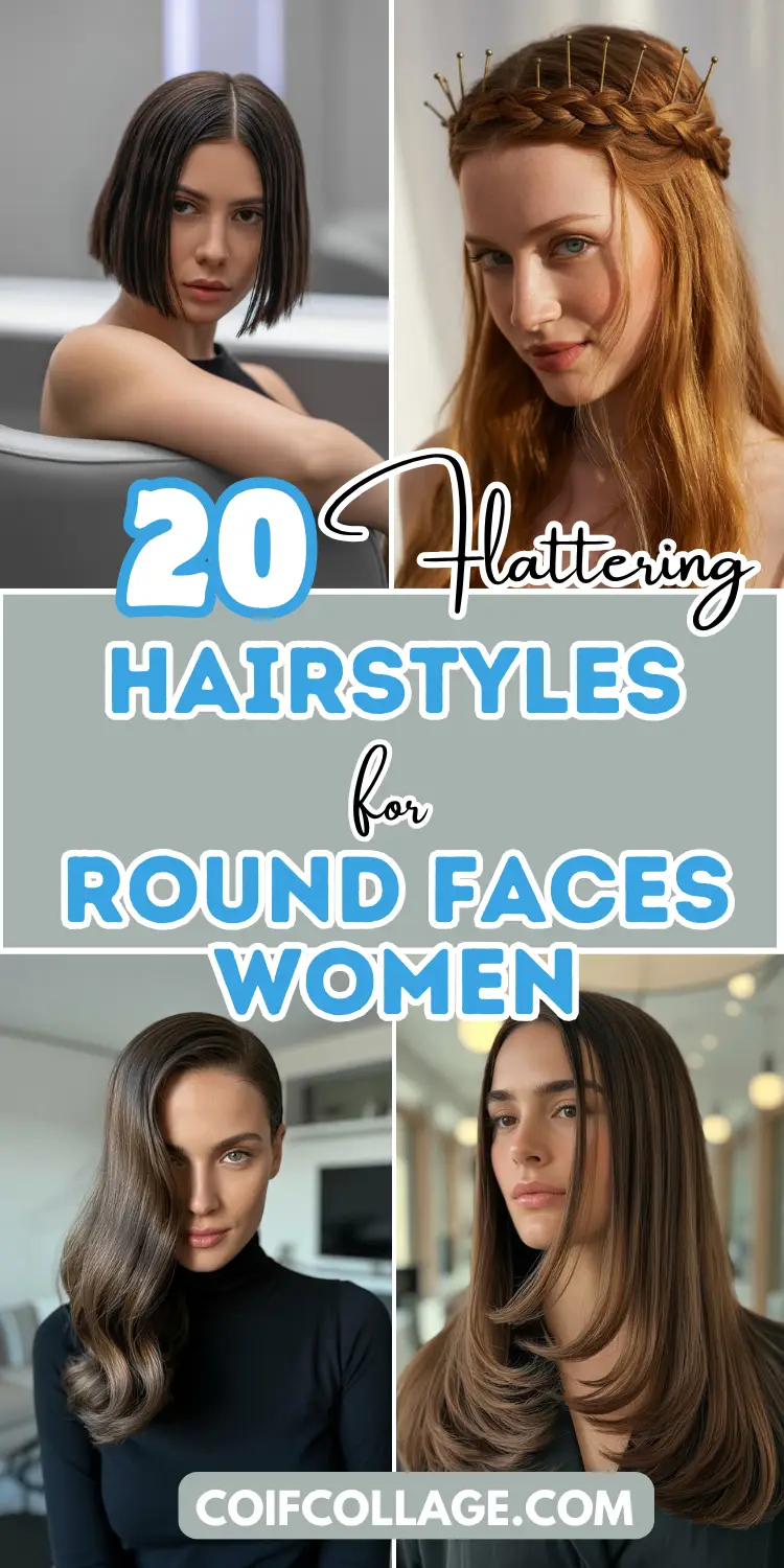 20 Flattering Hairstyles For Round Faces Women: Stylish Looks That Frame with Grace