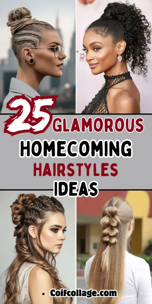 25 Glamorous Homecoming Hairstyles: Picture-Ready Styles for the Big Event