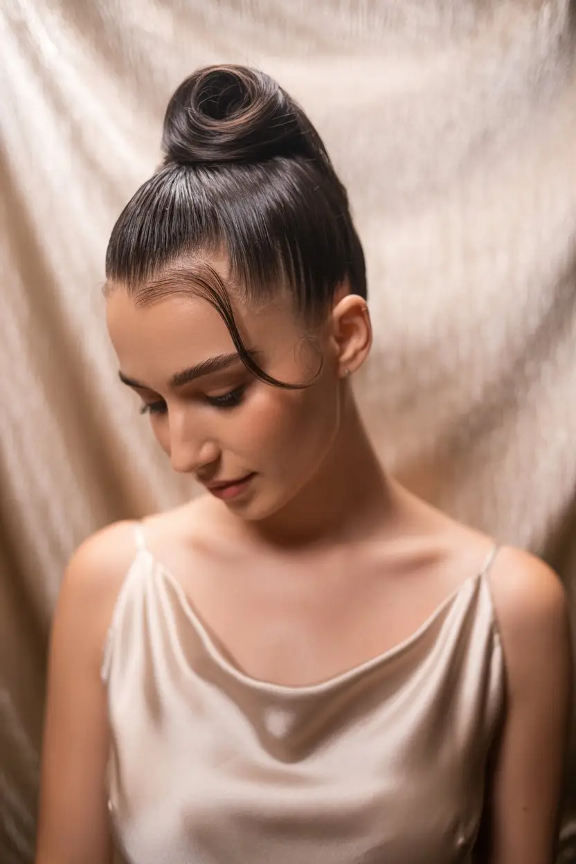 18 Classy French Roll Hairstyles: Sleek Styles That Elevate Any Outfit 4 #3. Side-Swept French Roll: Romantic and Flattering