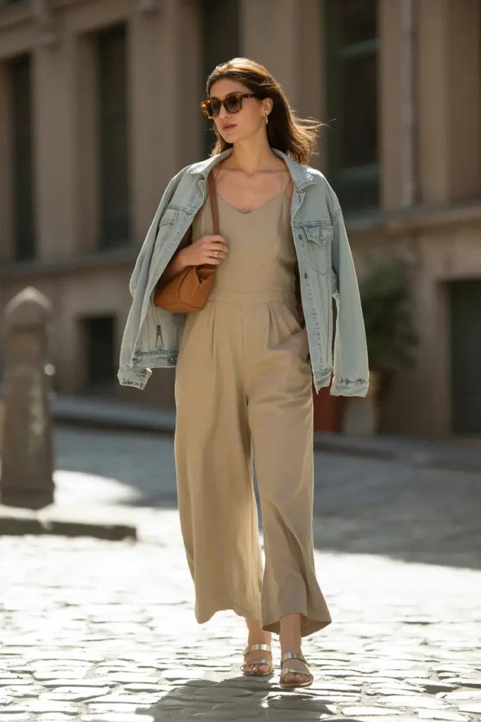 #3.  The Airy Wide-Leg Jumpsuit for Maximum Comfort