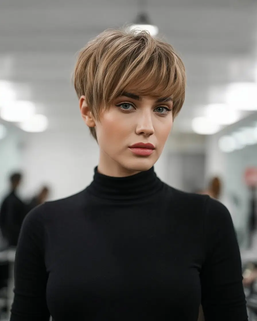 #3. Voluminous Pixie: Bold and Balanced