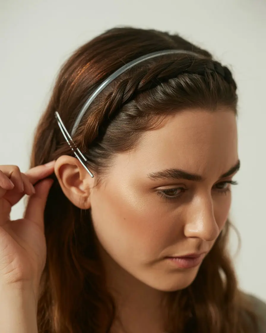 18 Fierce Braided Sporty Hairstyles: Power Looks for Active Days 5 #4. Braided Headband for Sweat Control