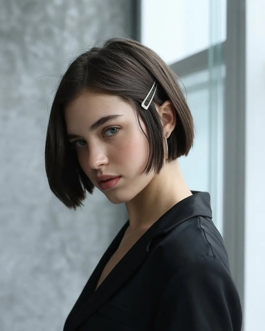 20 Playful Pixie Hairstyles: Flirty and Fun Looks for a Fresh Vibe 5 #4. The Blunt Bob Pixie: Soft Yet Structured