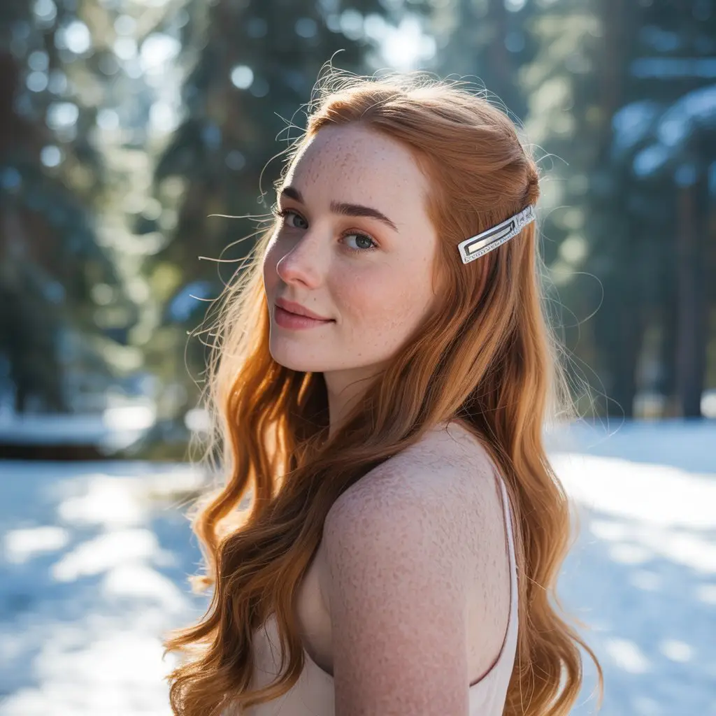 #5. The Half-Up Snow Princess