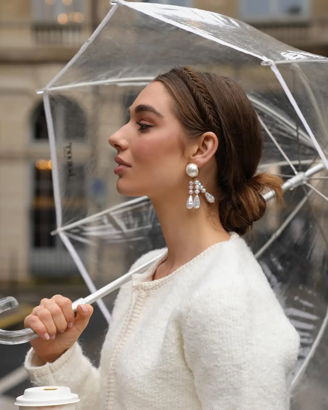 21 Sleek Rainy-Day Hairstyles: Easy Ways to Tame the Frizz 8 #7. Fishtail Headband with Low Textured Knot