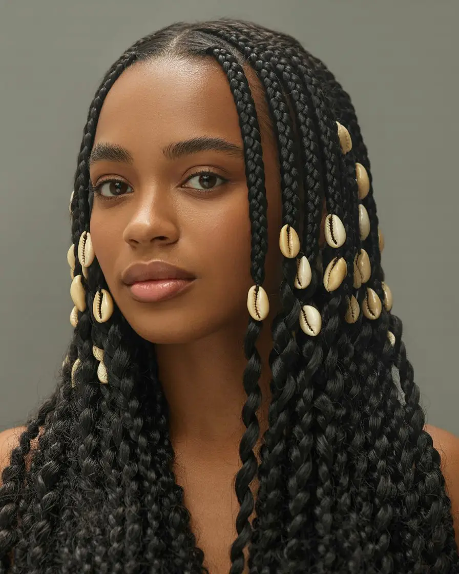 20 Eye-Catching Small Braids Hairstyles: Bold Looks to Elevate Your Hair Game 8 #7. Twisted Feed-In Fulani Braids