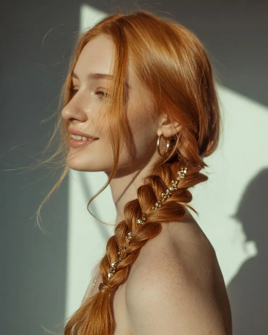 18 Soft Postpartum-Friendly Hairstyles: Gentle Styles That Embrace the Journey of New Motherhood 9 #8. The Side-Swept Braid