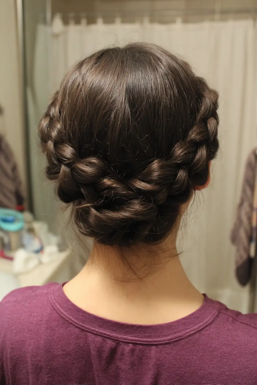 26 Bold Dance Hairstyles: Show-Stopping Styles for Stage and Studio 15 Classic Milkmaid Braid Crown