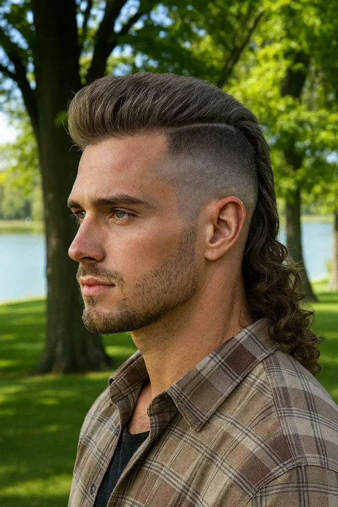 2. Outdoor Volume Fade Mullet