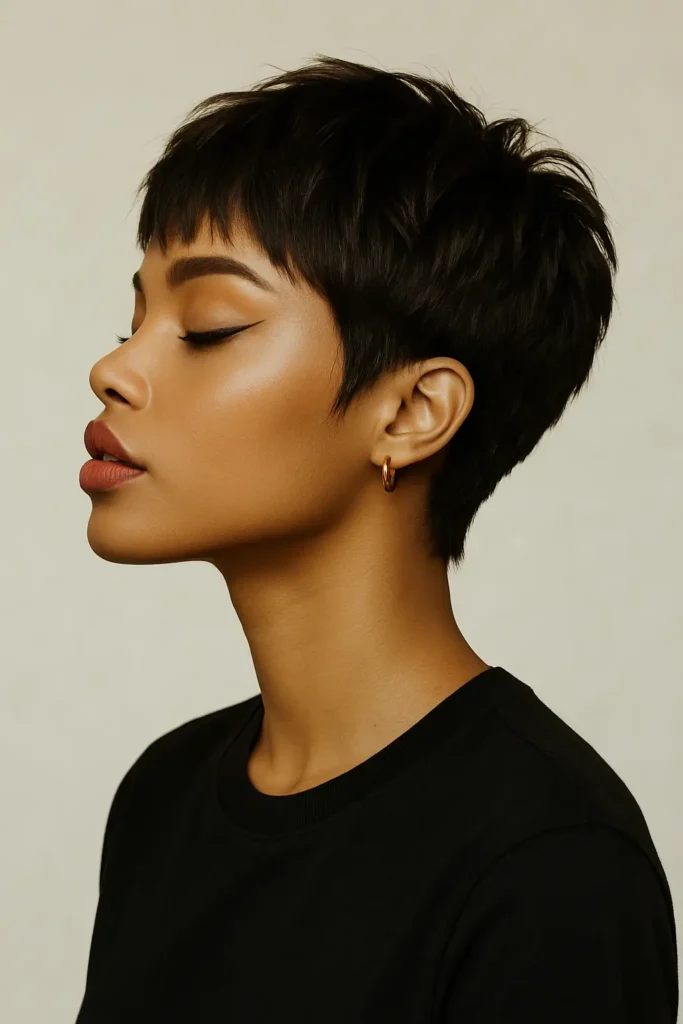 3. Textured Short Pixie Grace